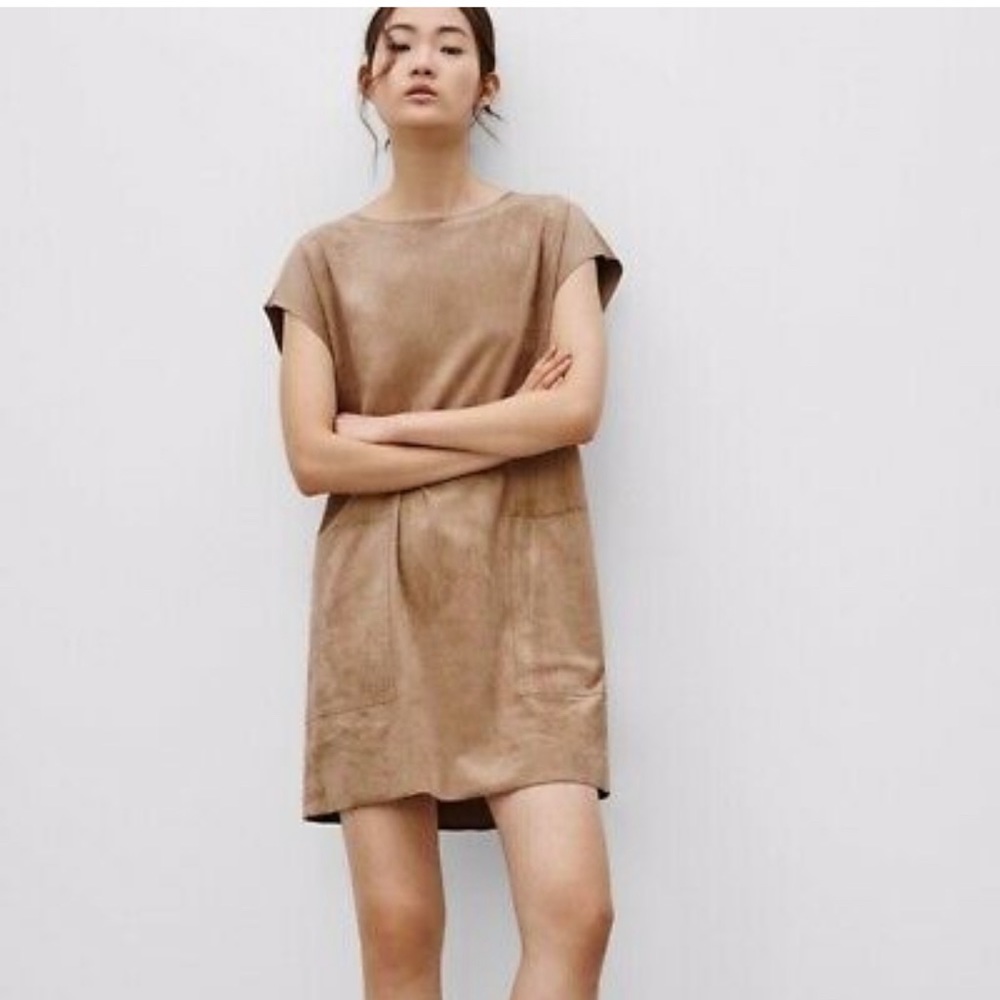 Wilfred Free Faux Suede Nori Shift Dress